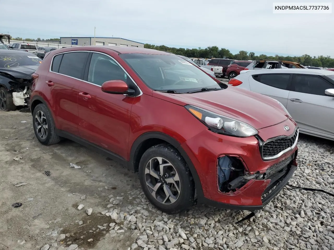 2020 Kia Sportage Lx VIN: KNDPM3AC5L7737736 Lot: 69590804