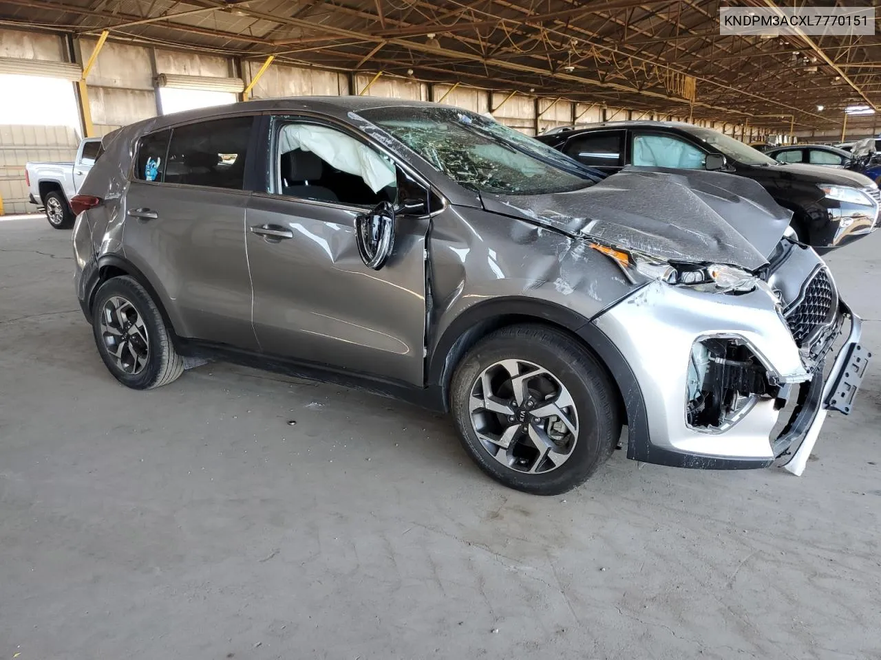 2020 Kia Sportage Lx VIN: KNDPM3ACXL7770151 Lot: 69699374