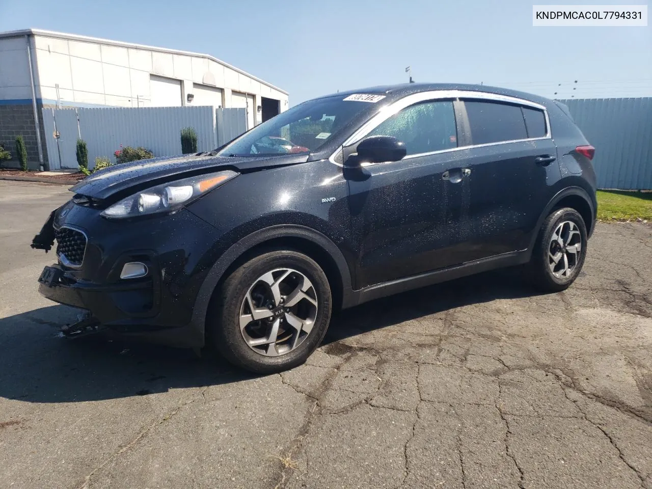 2020 Kia Sportage Lx VIN: KNDPMCAC0L7794331 Lot: 69784174