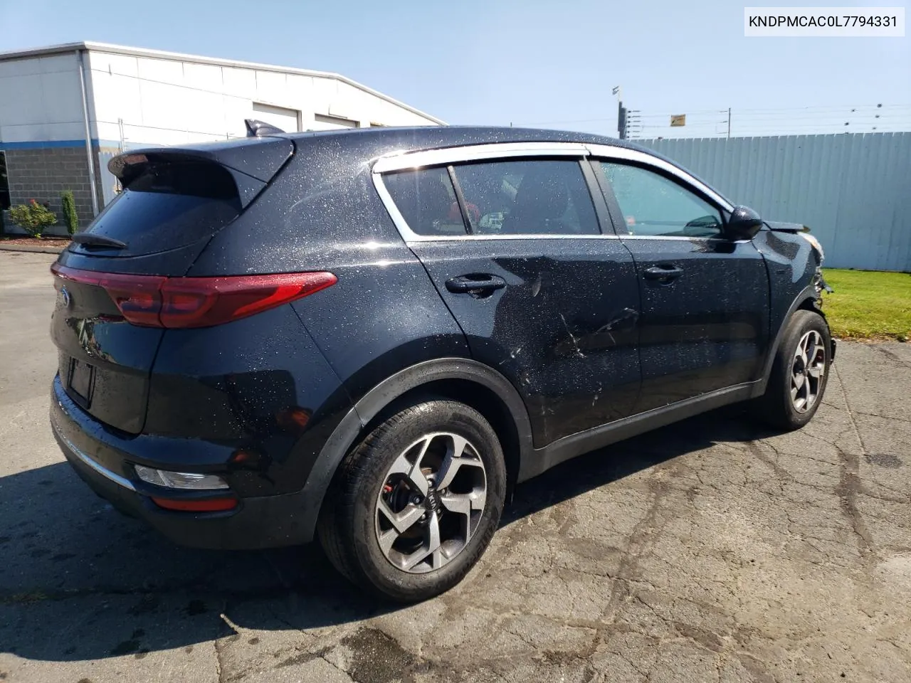 2020 Kia Sportage Lx VIN: KNDPMCAC0L7794331 Lot: 69784174