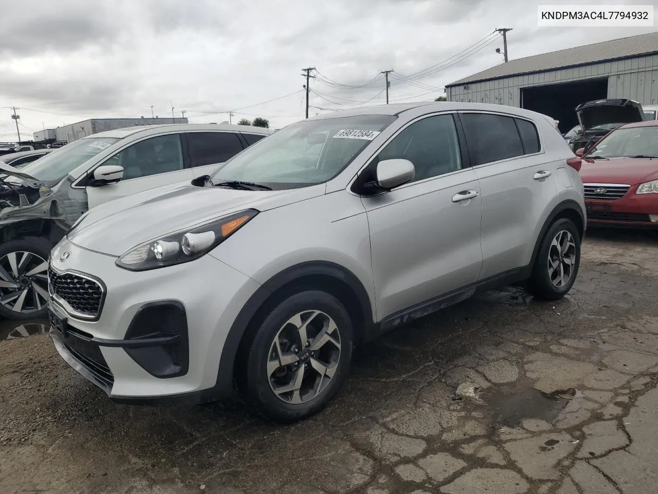 2020 Kia Sportage Lx VIN: KNDPM3AC4L7794932 Lot: 69812584