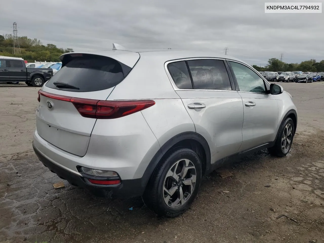 2020 Kia Sportage Lx VIN: KNDPM3AC4L7794932 Lot: 69812584