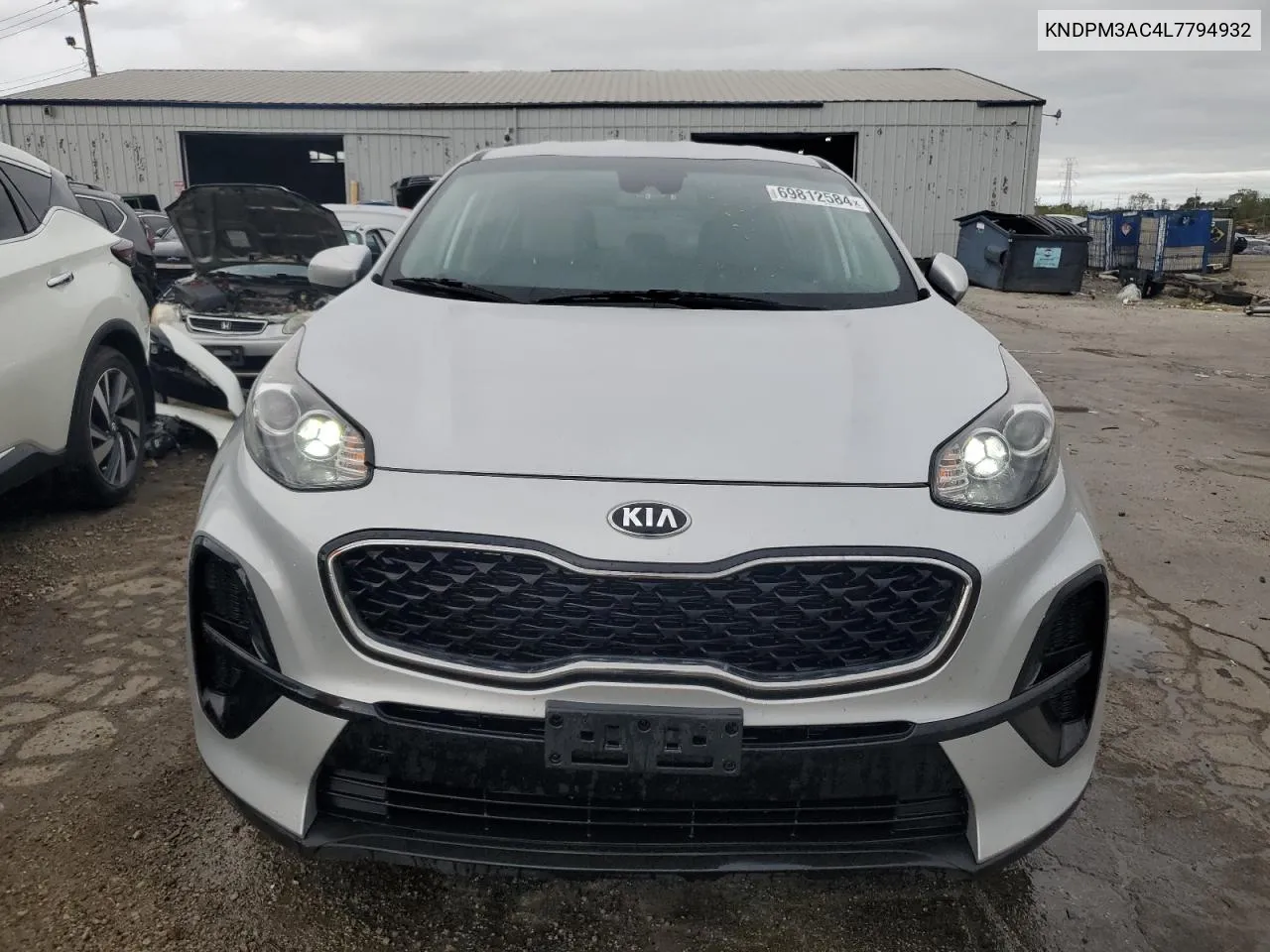 2020 Kia Sportage Lx VIN: KNDPM3AC4L7794932 Lot: 69812584