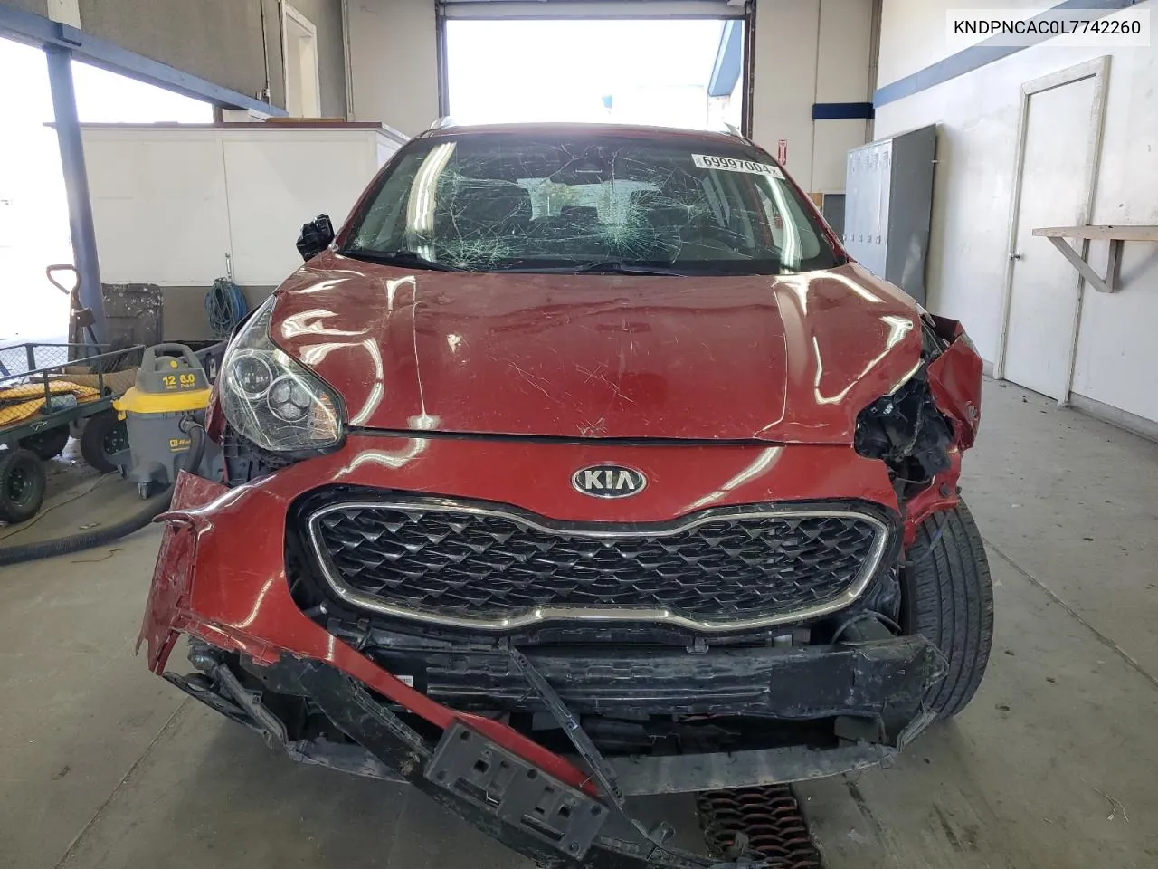 2020 Kia Sportage Ex VIN: KNDPNCAC0L7742260 Lot: 69997004