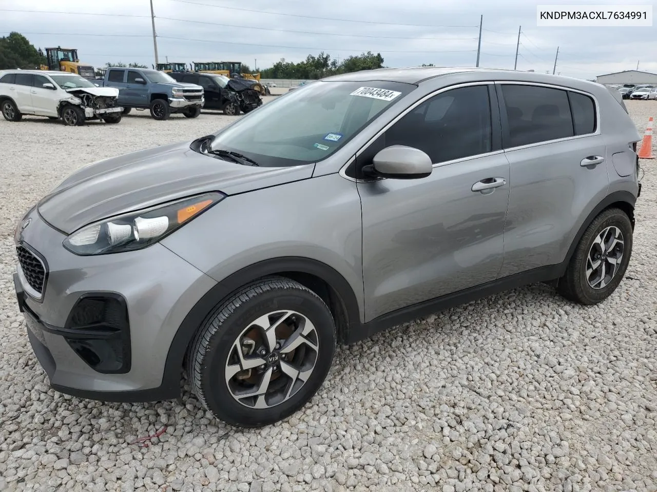 2020 Kia Sportage Lx VIN: KNDPM3ACXL7634991 Lot: 70043484