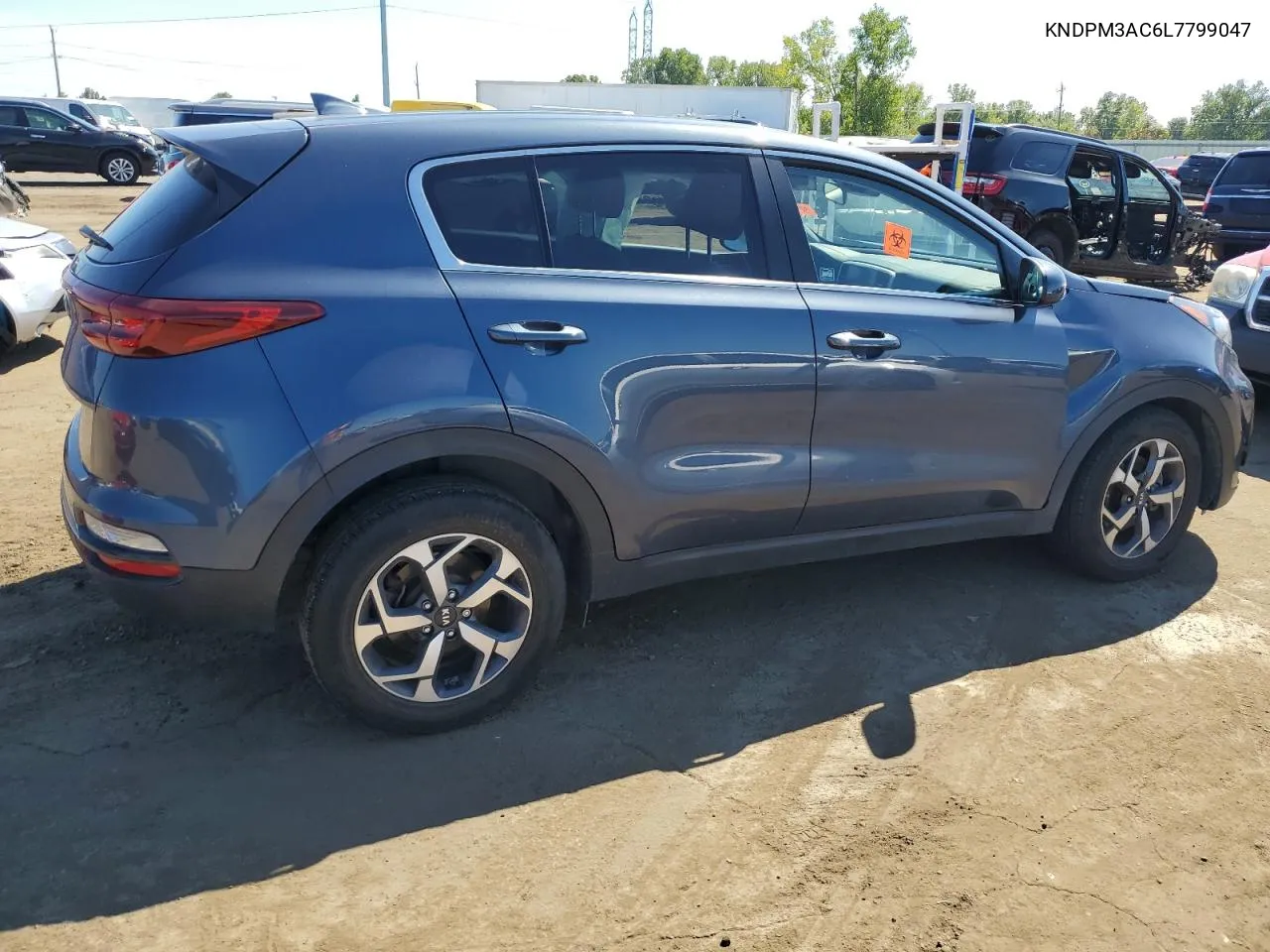 2020 Kia Sportage Lx VIN: KNDPM3AC6L7799047 Lot: 70077484