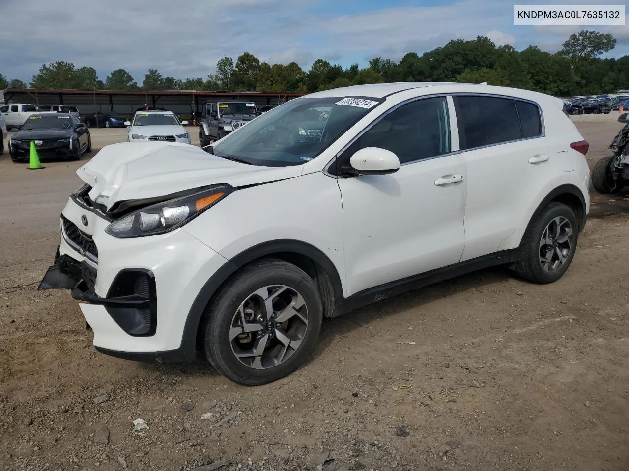 2020 Kia Sportage Lx VIN: KNDPM3AC0L7635132 Lot: 70204214