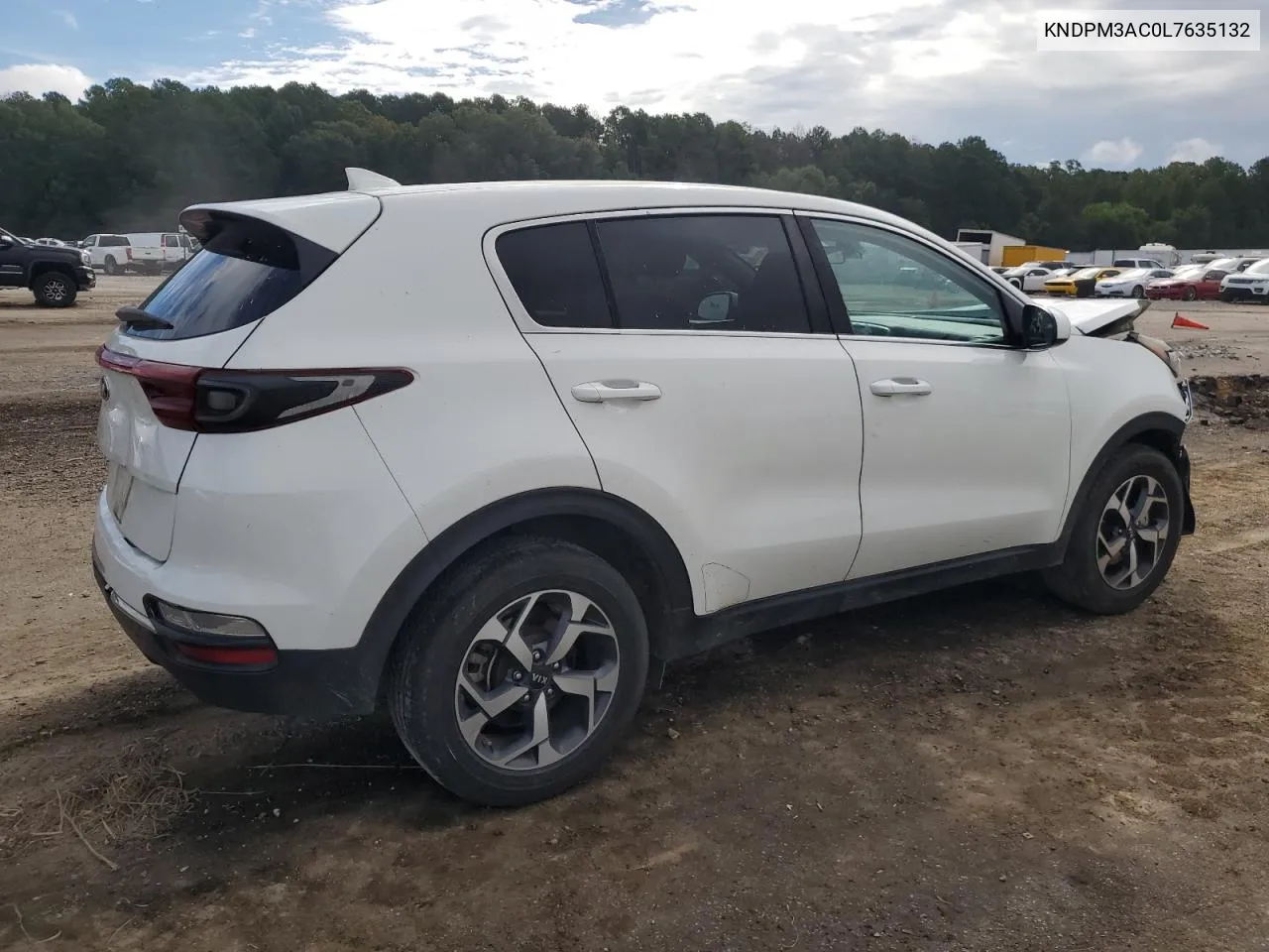 2020 Kia Sportage Lx VIN: KNDPM3AC0L7635132 Lot: 70204214