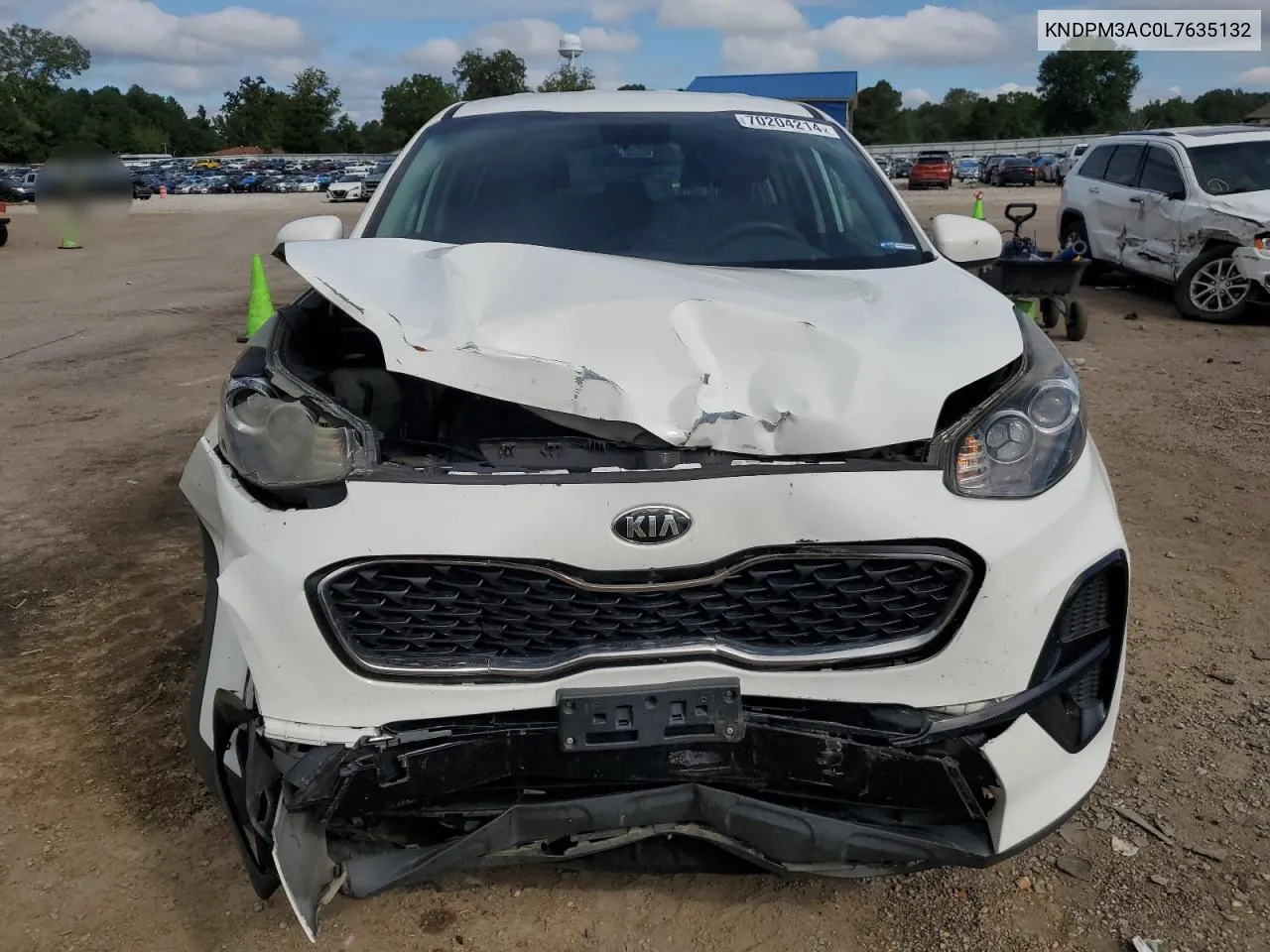 2020 Kia Sportage Lx VIN: KNDPM3AC0L7635132 Lot: 70204214