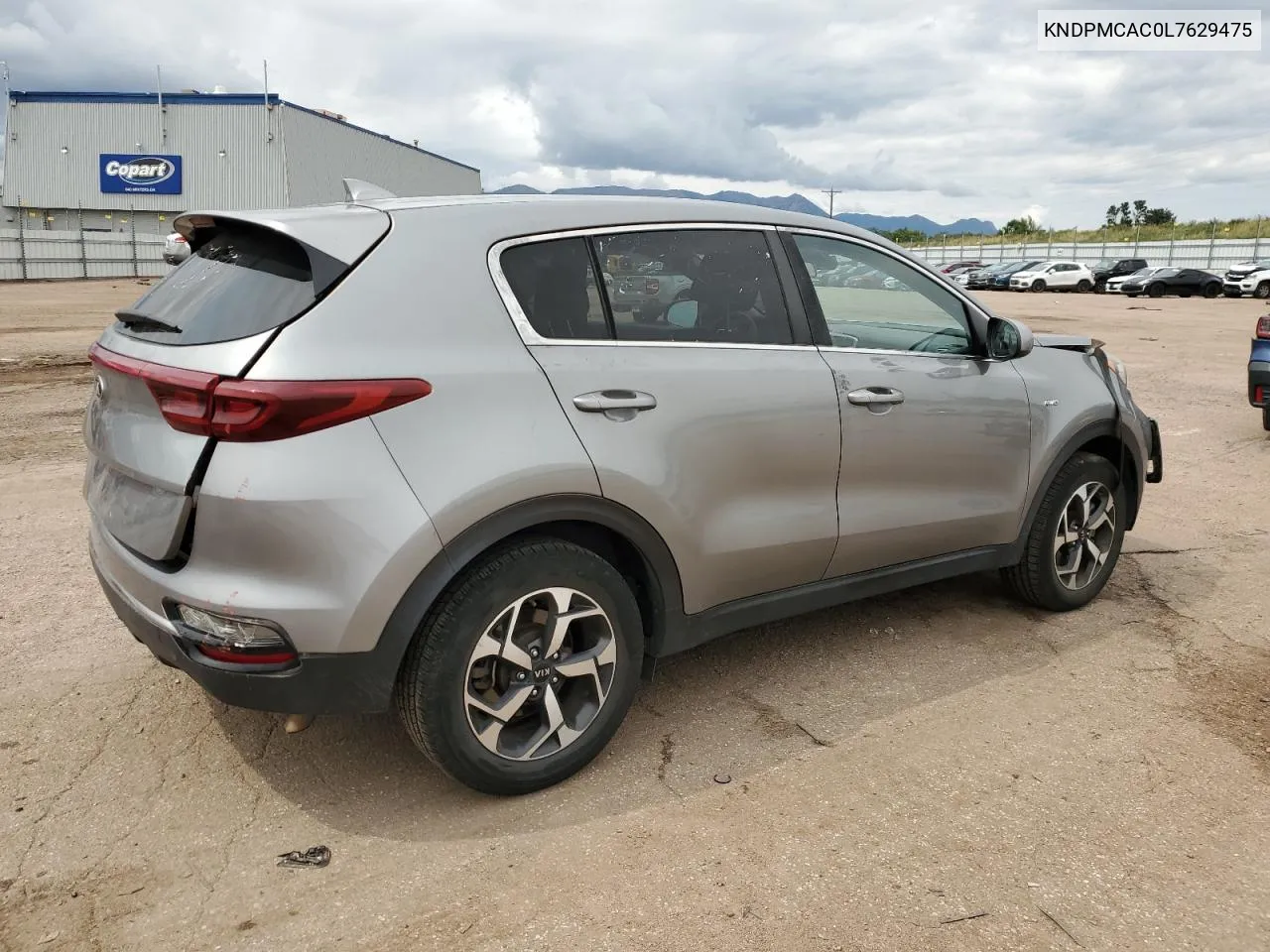 2020 Kia Sportage Lx VIN: KNDPMCAC0L7629475 Lot: 70461644