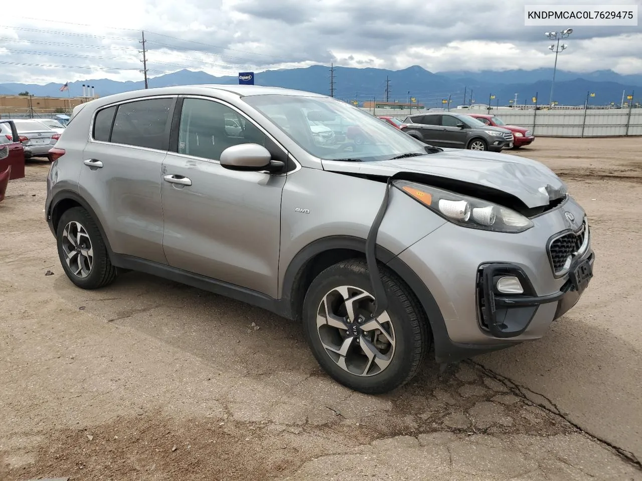 2020 Kia Sportage Lx VIN: KNDPMCAC0L7629475 Lot: 70461644