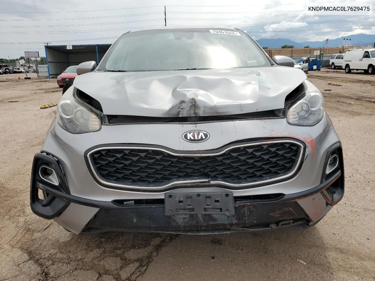 2020 Kia Sportage Lx VIN: KNDPMCAC0L7629475 Lot: 70461644