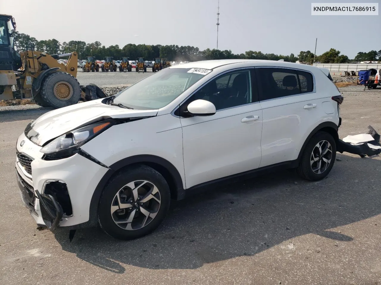 2020 Kia Sportage Lx VIN: KNDPM3AC1L7686915 Lot: 70484104