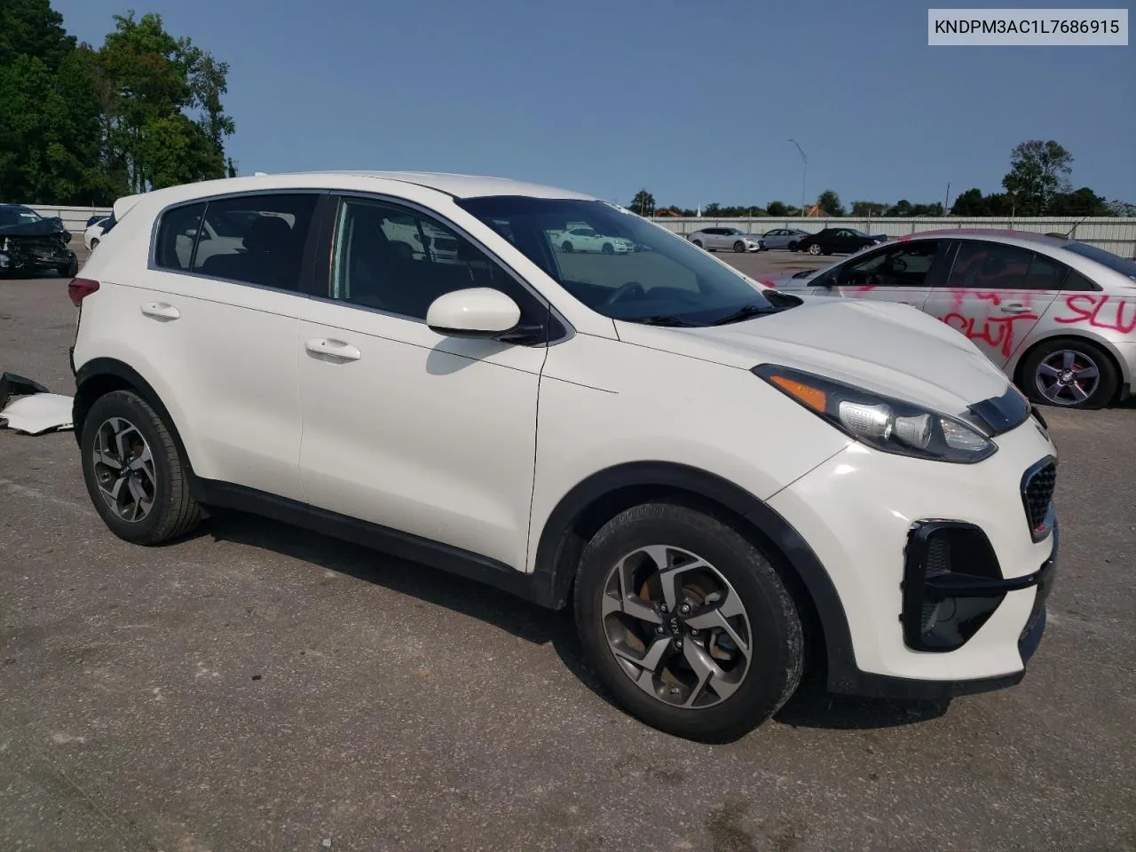 2020 Kia Sportage Lx VIN: KNDPM3AC1L7686915 Lot: 70484104