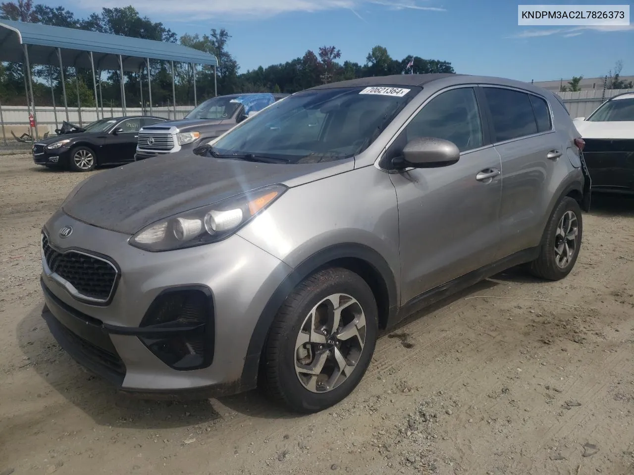 2020 Kia Sportage Lx VIN: KNDPM3AC2L7826373 Lot: 70621364