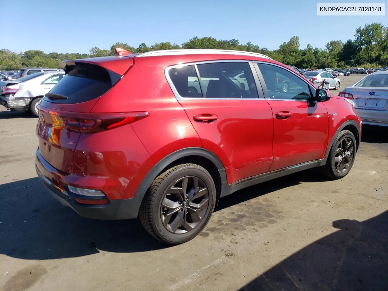 2020 Kia Sportage S VIN: KNDP6CAC2L7828148 Lot: 70661404