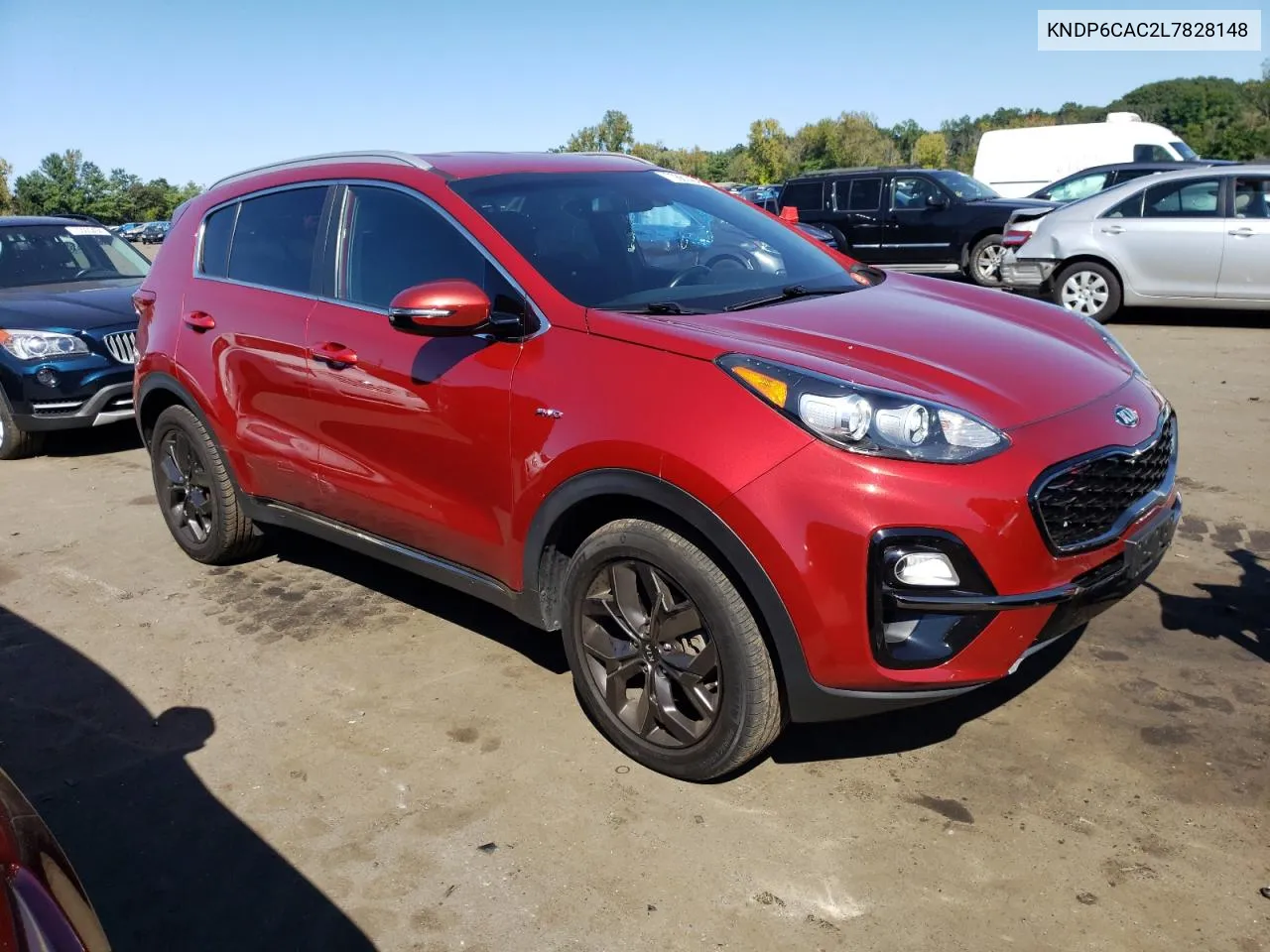 2020 Kia Sportage S VIN: KNDP6CAC2L7828148 Lot: 70661404