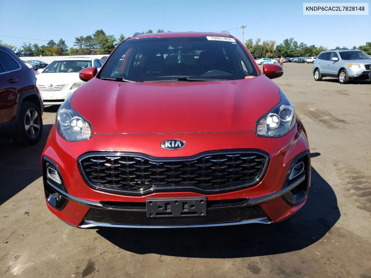 2020 Kia Sportage S VIN: KNDP6CAC2L7828148 Lot: 70661404