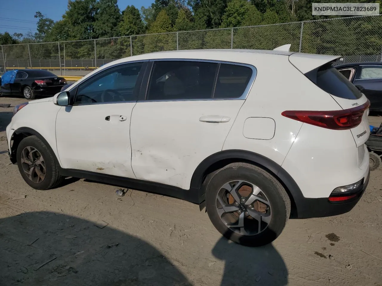 2020 Kia Sportage Lx VIN: KNDPM3AC3L7823689 Lot: 70686104