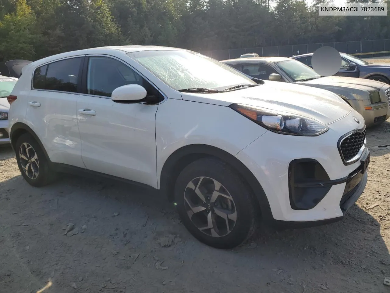 2020 Kia Sportage Lx VIN: KNDPM3AC3L7823689 Lot: 70686104