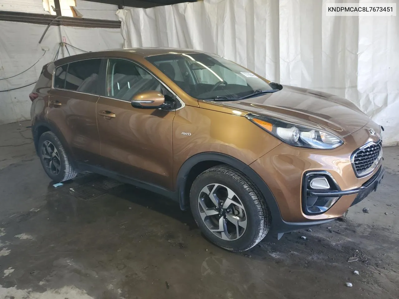 KNDPMCAC8L7673451 2020 Kia Sportage Lx