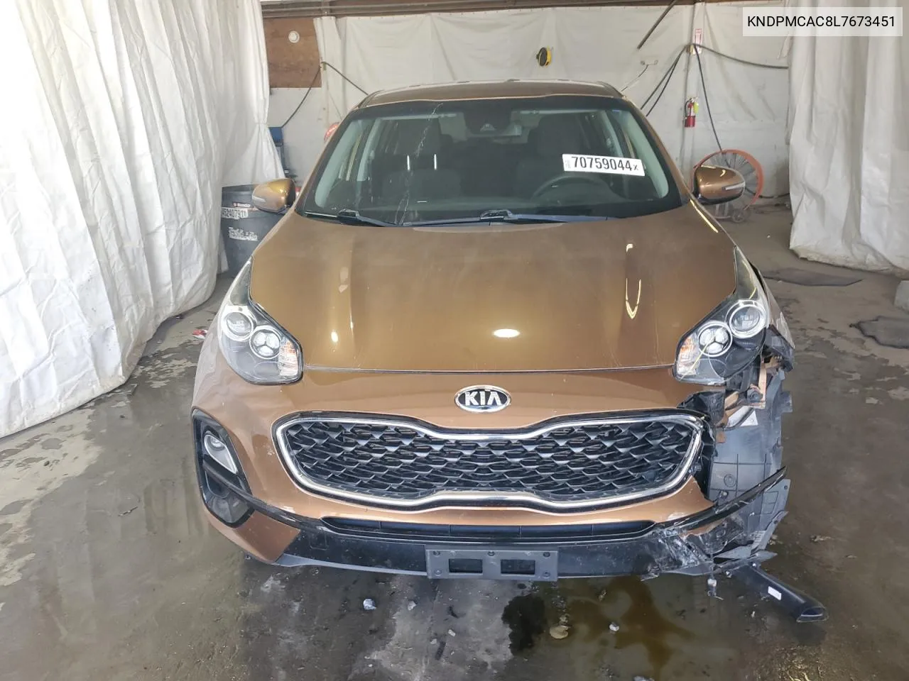 2020 Kia Sportage Lx VIN: KNDPMCAC8L7673451 Lot: 70759044