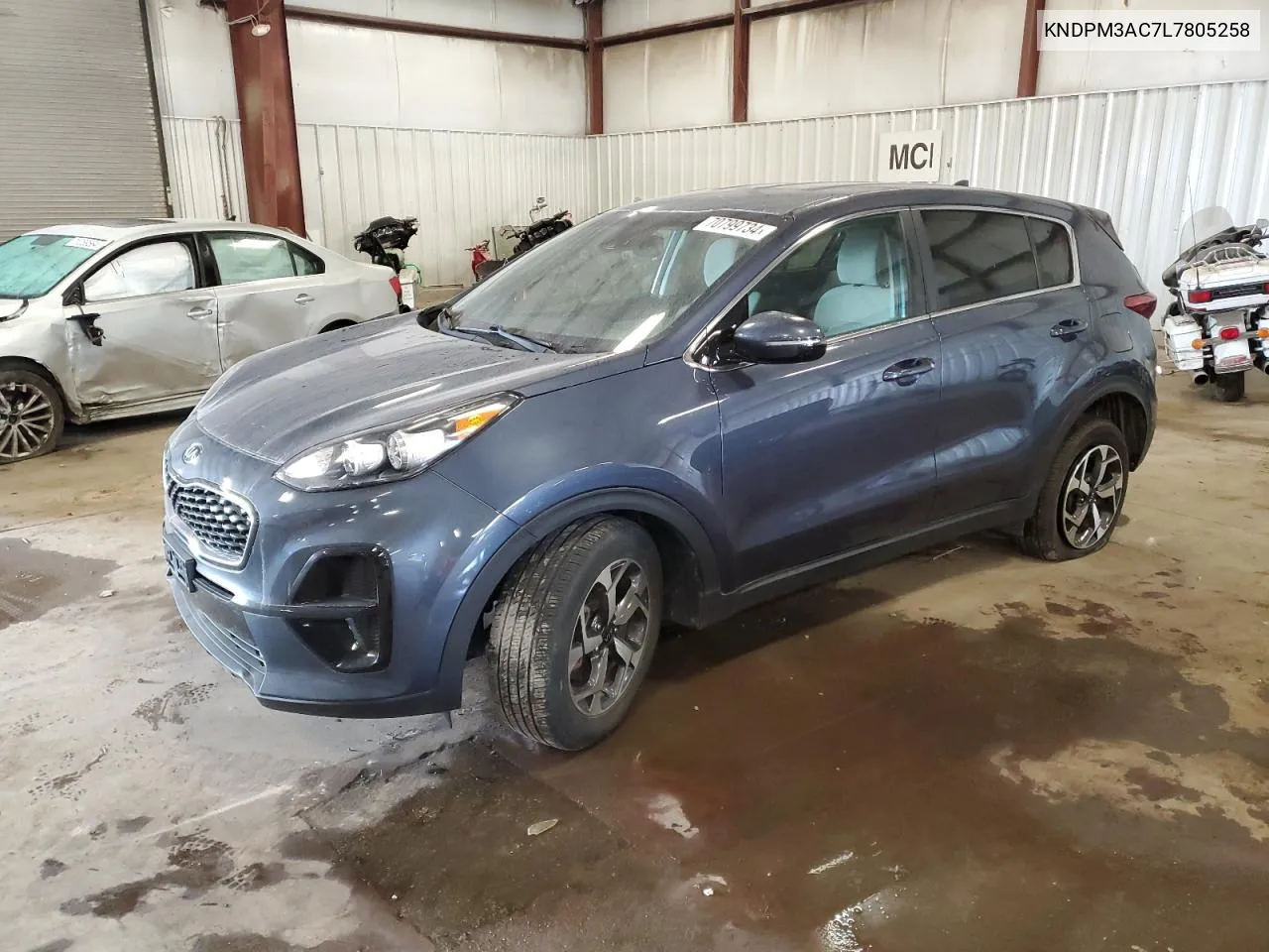 2020 Kia Sportage Lx VIN: KNDPM3AC7L7805258 Lot: 70799734