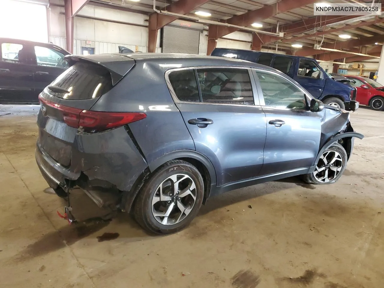 2020 Kia Sportage Lx VIN: KNDPM3AC7L7805258 Lot: 70799734