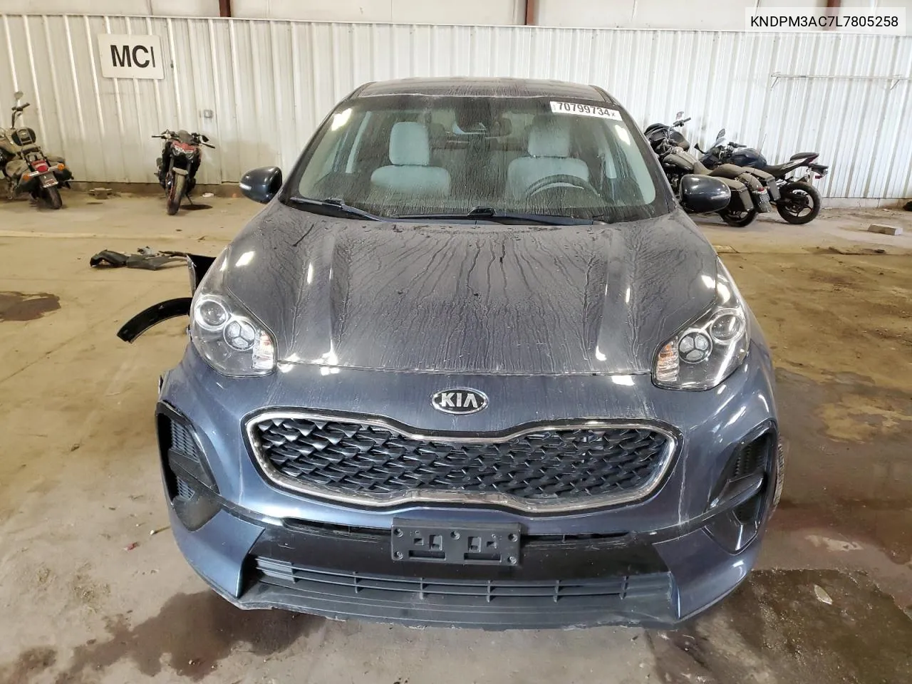 2020 Kia Sportage Lx VIN: KNDPM3AC7L7805258 Lot: 70799734