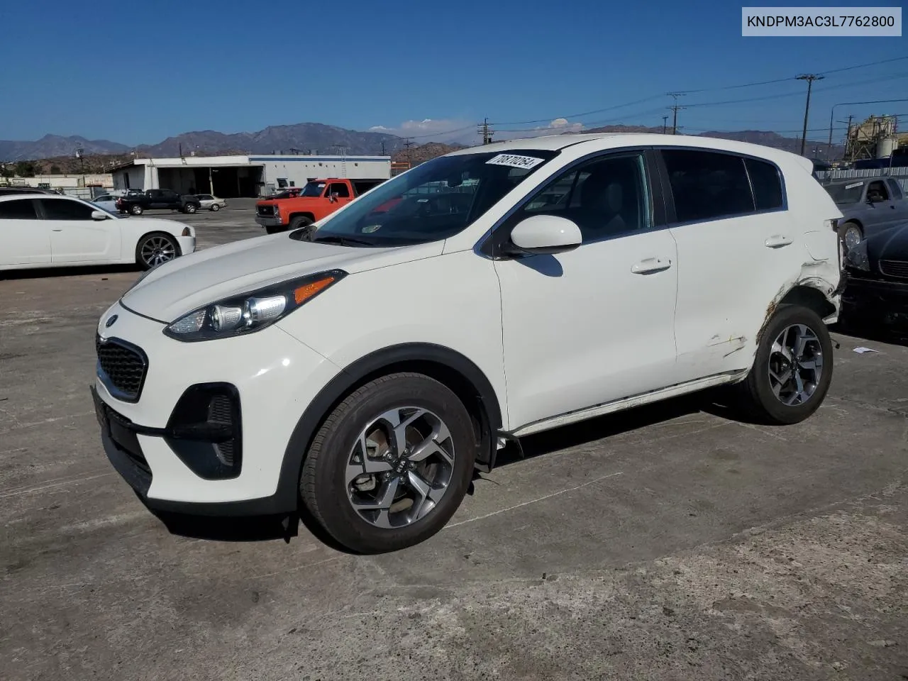 2020 Kia Sportage Lx VIN: KNDPM3AC3L7762800 Lot: 70870264