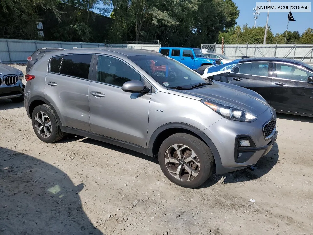 2020 Kia Sportage Lx VIN: KNDPMCAC0L7816960 Lot: 70966334