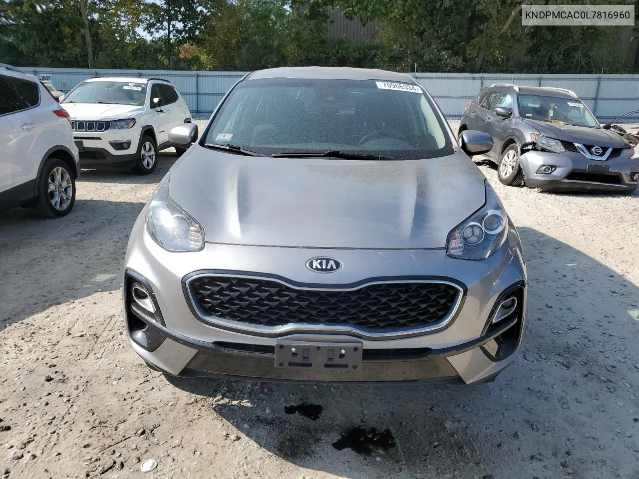 2020 Kia Sportage Lx VIN: KNDPMCAC0L7816960 Lot: 70966334