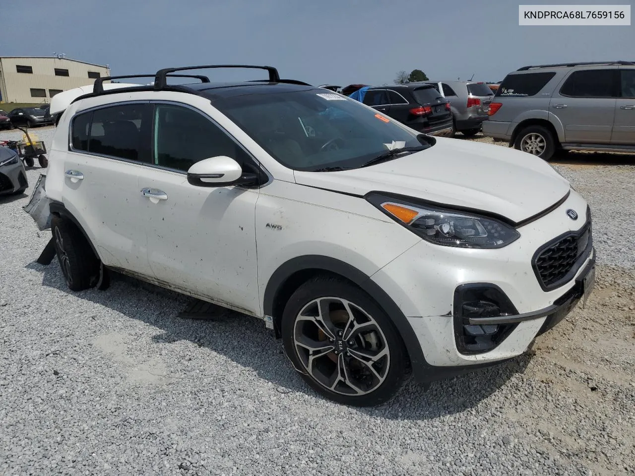 2020 Kia Sportage Sx VIN: KNDPRCA68L7659156 Lot: 70972254