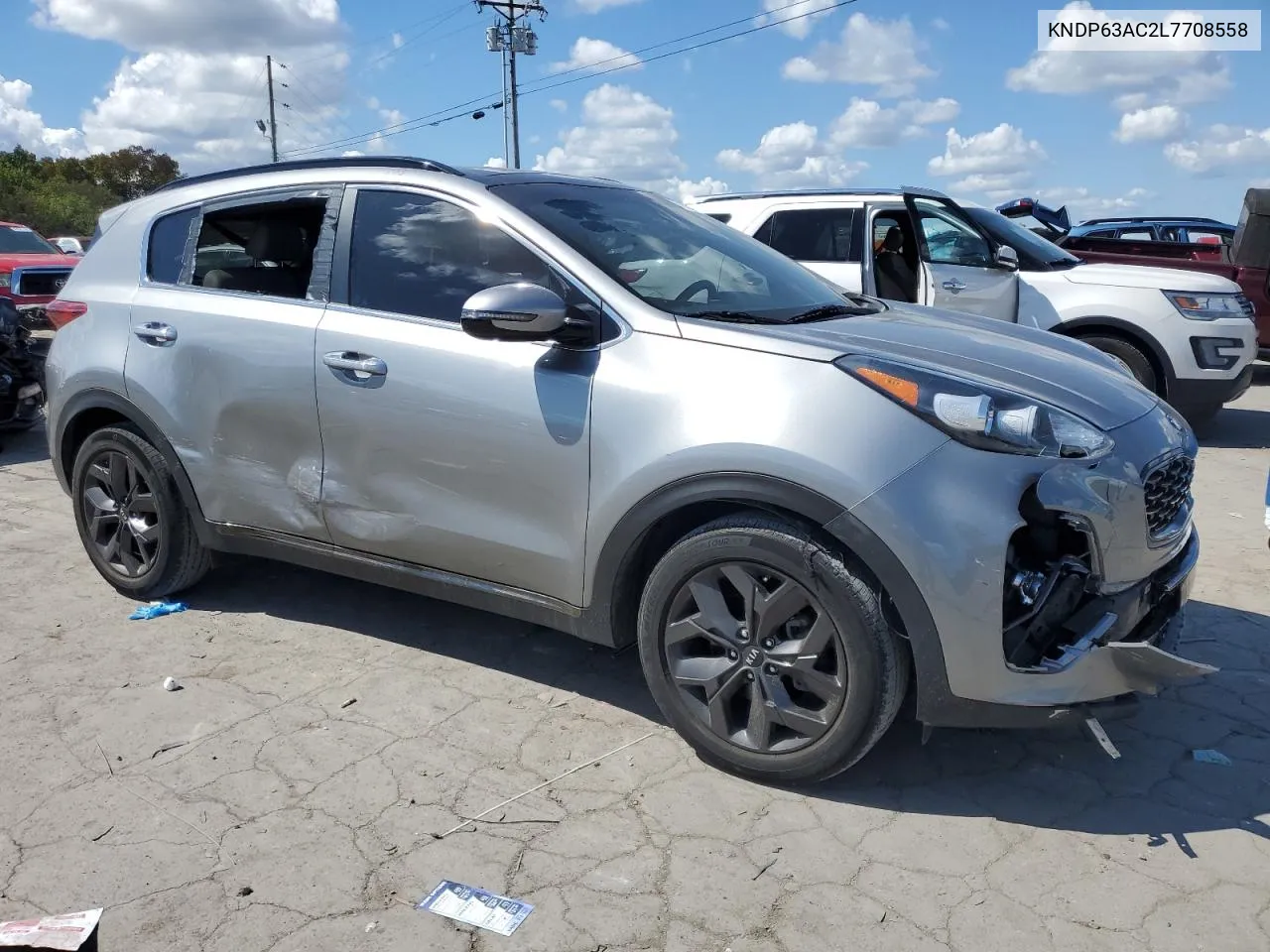 2020 Kia Sportage S VIN: KNDP63AC2L7708558 Lot: 71034014