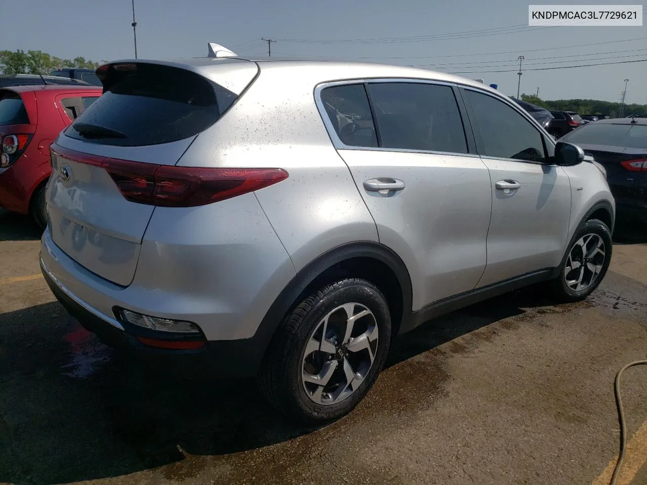 2020 Kia Sportage Lx VIN: KNDPMCAC3L7729621 Lot: 71071594