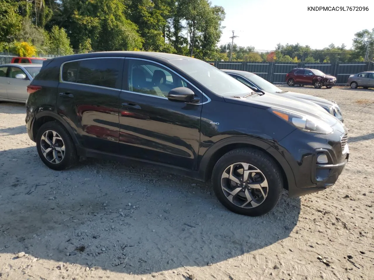 2020 Kia Sportage Lx VIN: KNDPMCAC9L7672096 Lot: 71109644