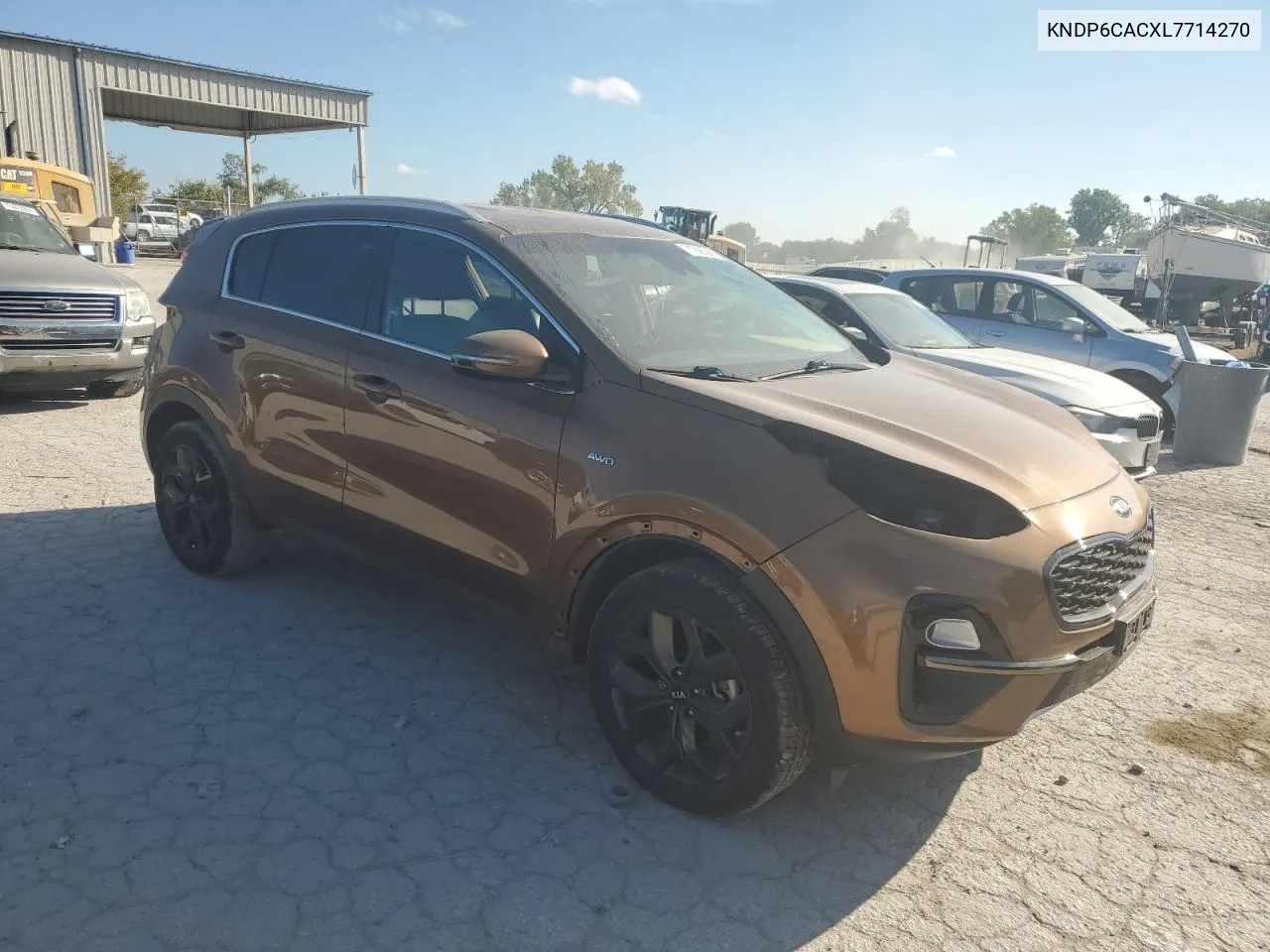 2020 Kia Sportage S VIN: KNDP6CACXL7714270 Lot: 71299244