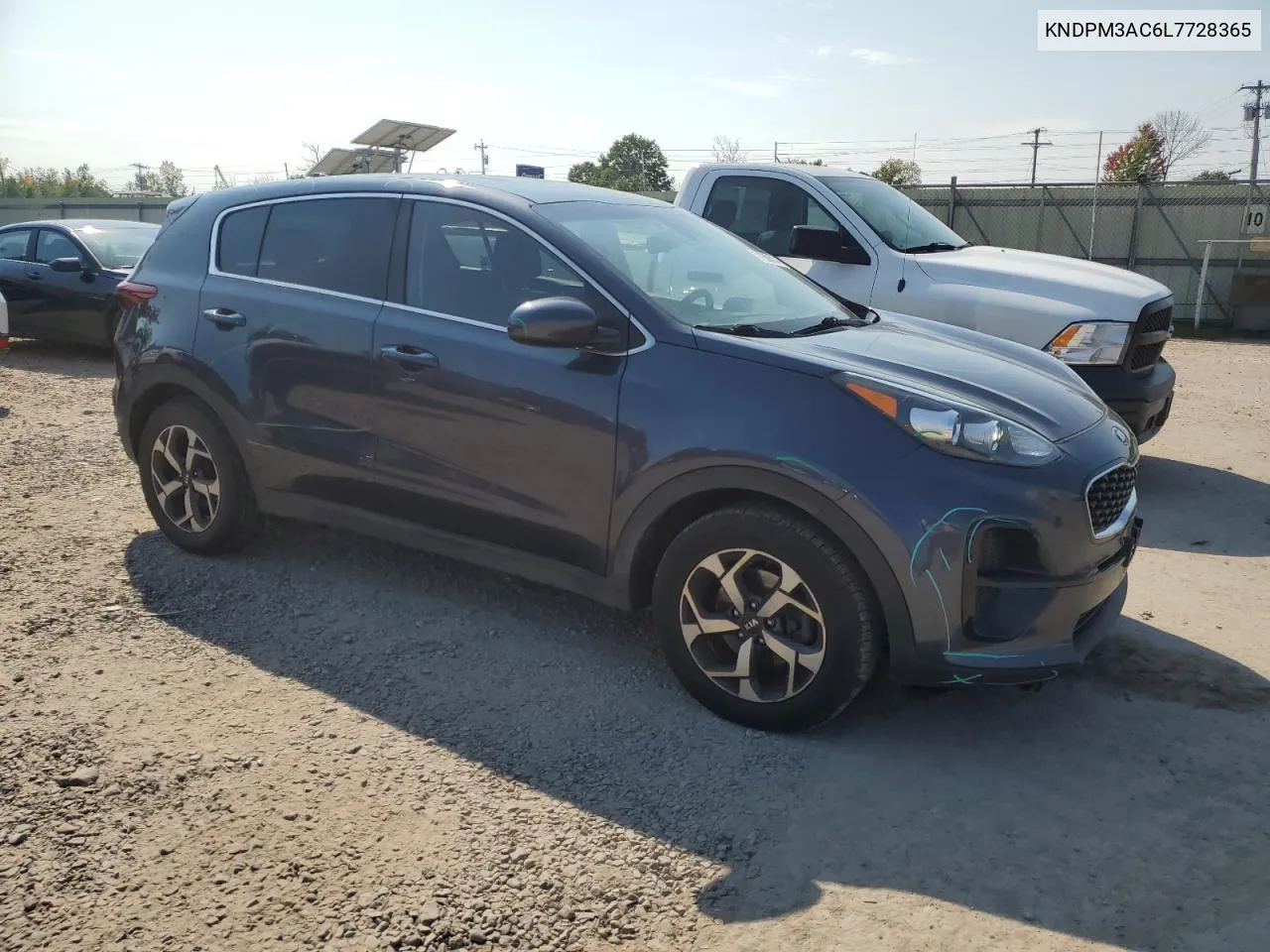 2020 Kia Sportage Lx VIN: KNDPM3AC6L7728365 Lot: 71538714