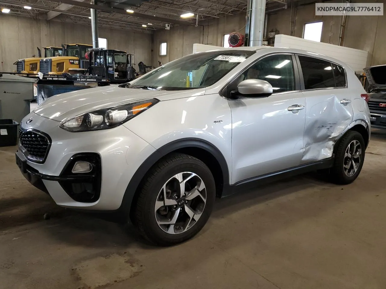 2020 Kia Sportage Lx VIN: KNDPMCAC9L7776412 Lot: 71581564