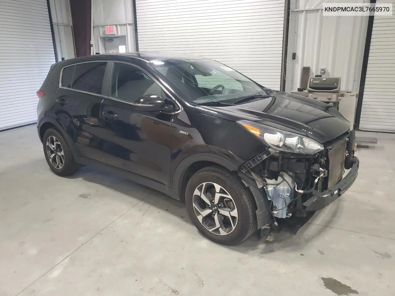 2020 Kia Sportage Lx VIN: KNDPMCAC3L7665970 Lot: 71886074