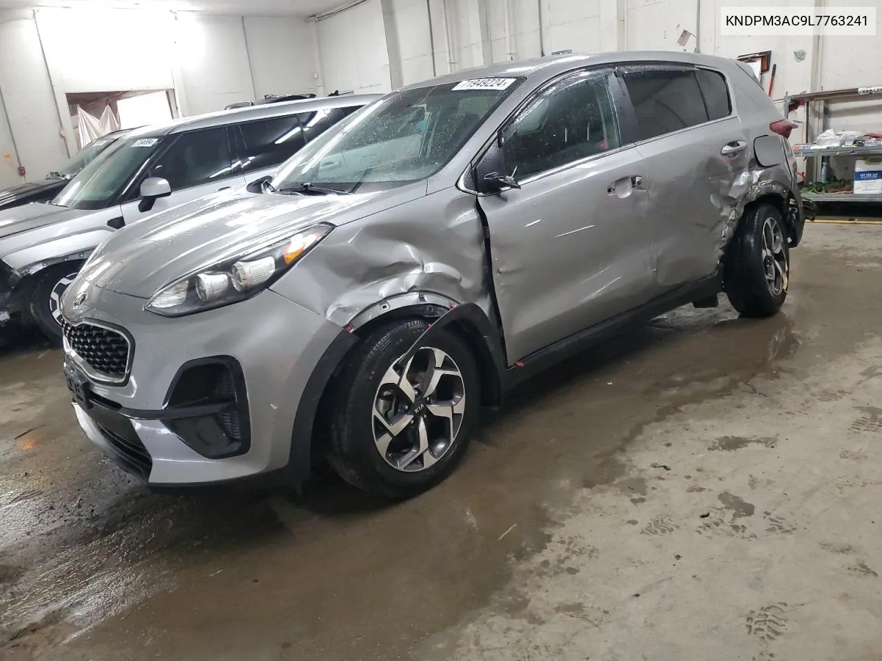 2020 Kia Sportage Lx VIN: KNDPM3AC9L7763241 Lot: 71949224