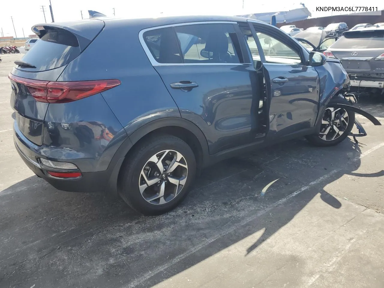 2020 Kia Sportage Lx VIN: KNDPM3AC6L7778411 Lot: 72020854