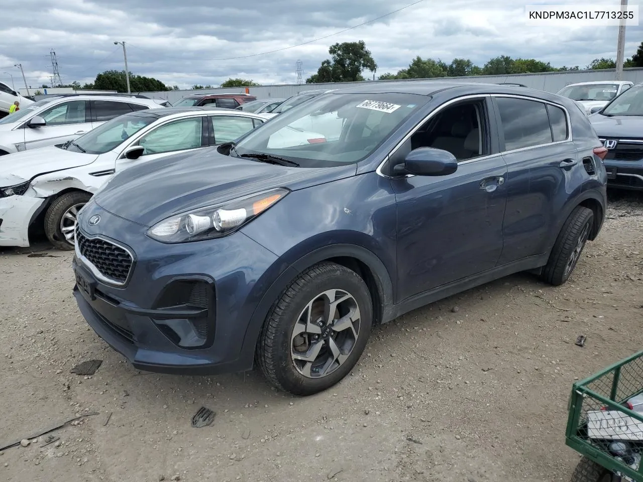 2020 Kia Sportage Lx VIN: KNDPM3AC1L7713255 Lot: 72057144