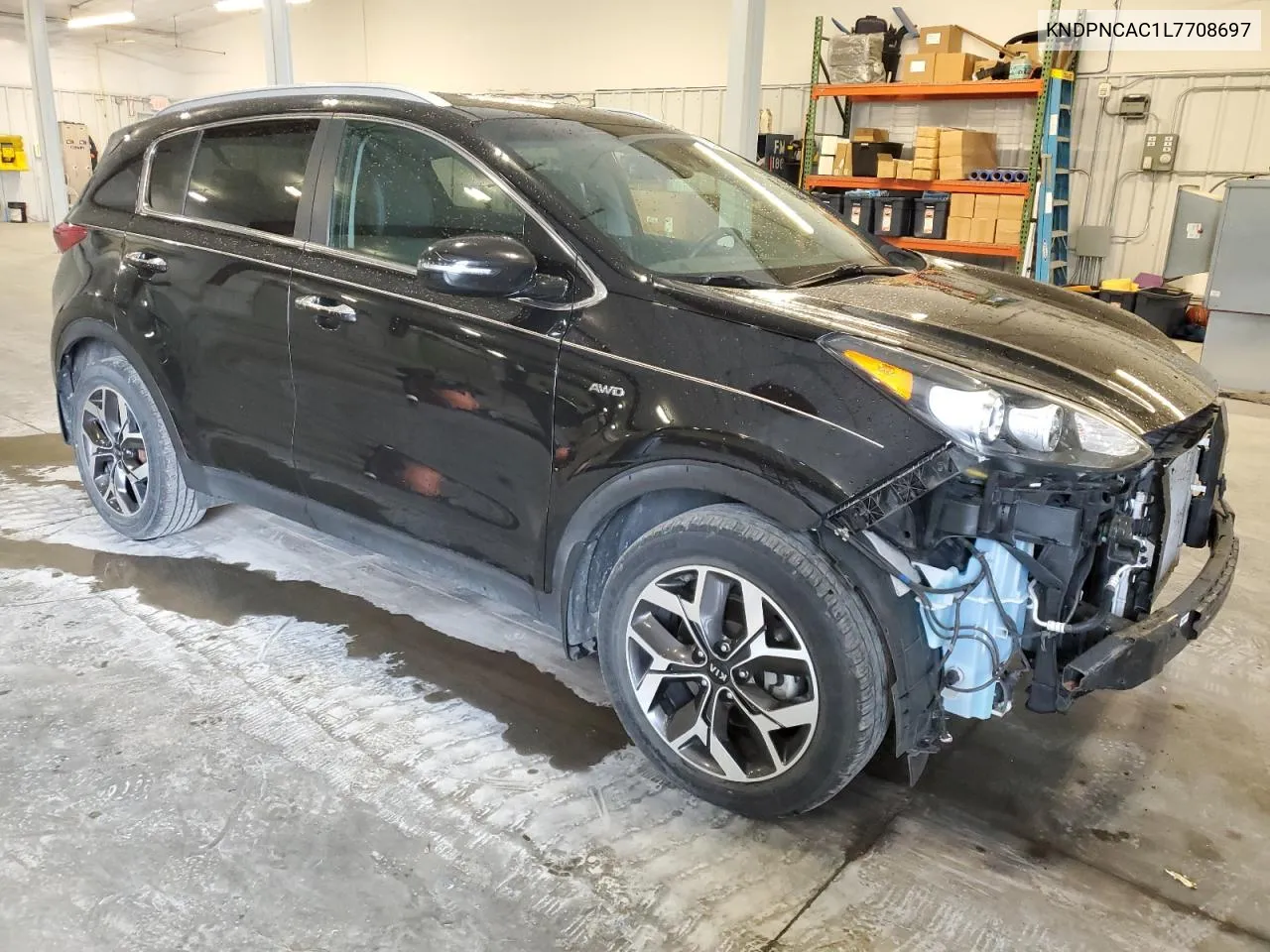 2020 Kia Sportage Ex VIN: KNDPNCAC1L7708697 Lot: 72059474