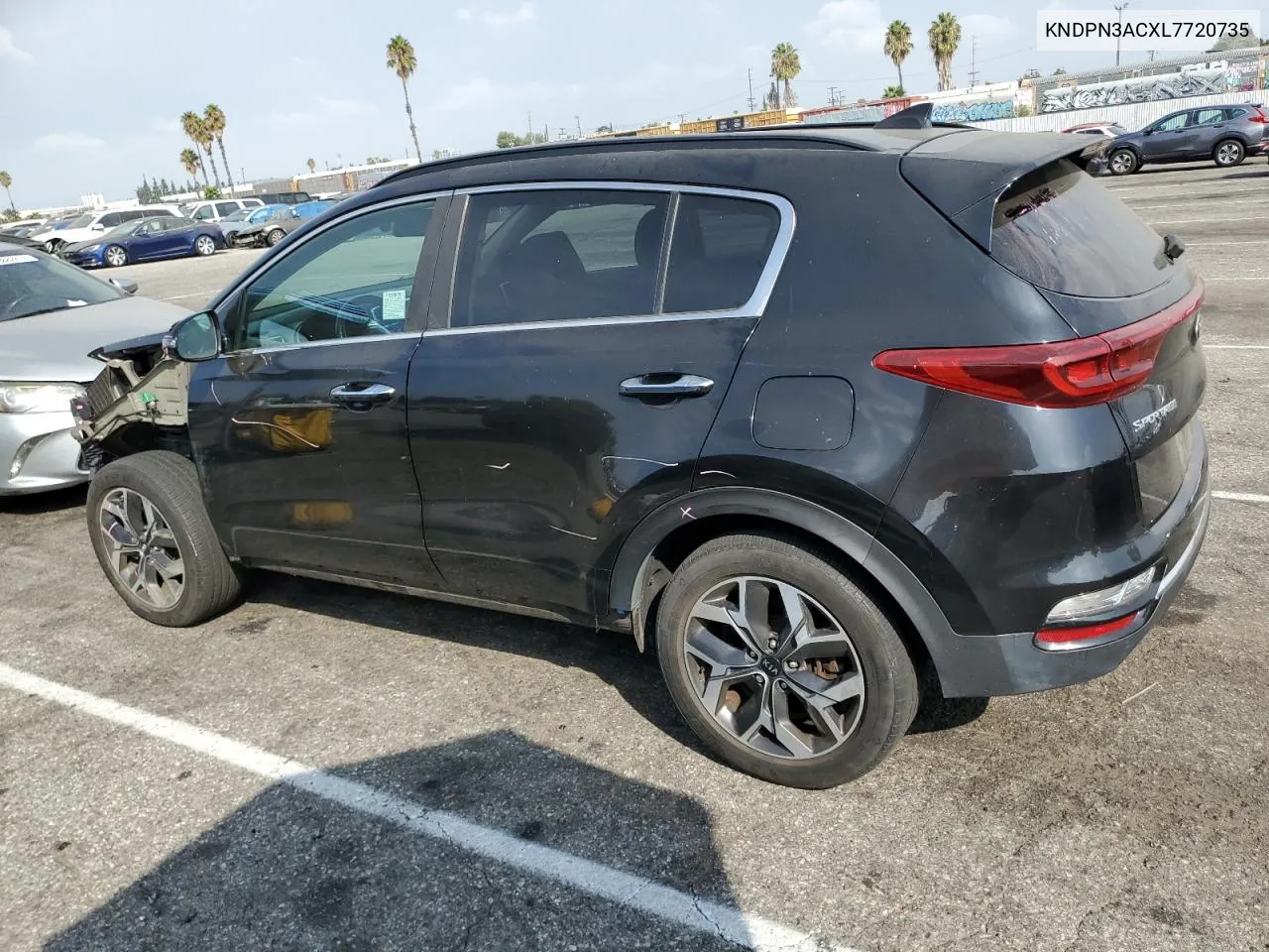 2020 Kia Sportage Ex VIN: KNDPN3ACXL7720735 Lot: 72072334