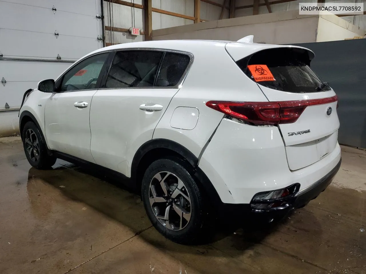 2020 Kia Sportage Lx VIN: KNDPMCAC5L7708592 Lot: 72313994