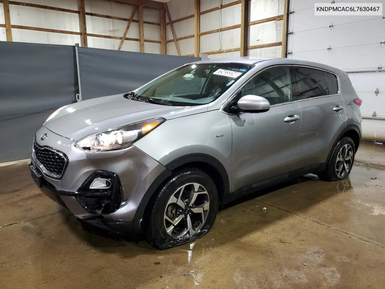 2020 Kia Sportage Lx VIN: KNDPMCAC6L7630467 Lot: 72423334