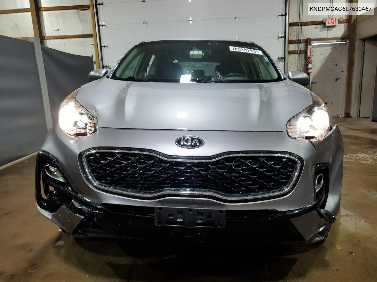 2020 Kia Sportage Lx VIN: KNDPMCAC6L7630467 Lot: 72423334