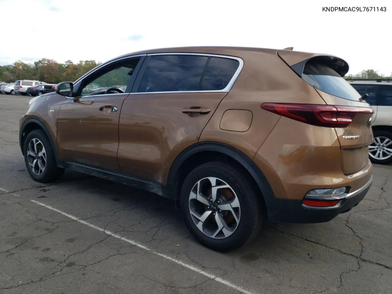 2020 Kia Sportage Lx VIN: KNDPMCAC9L7671143 Lot: 72455424