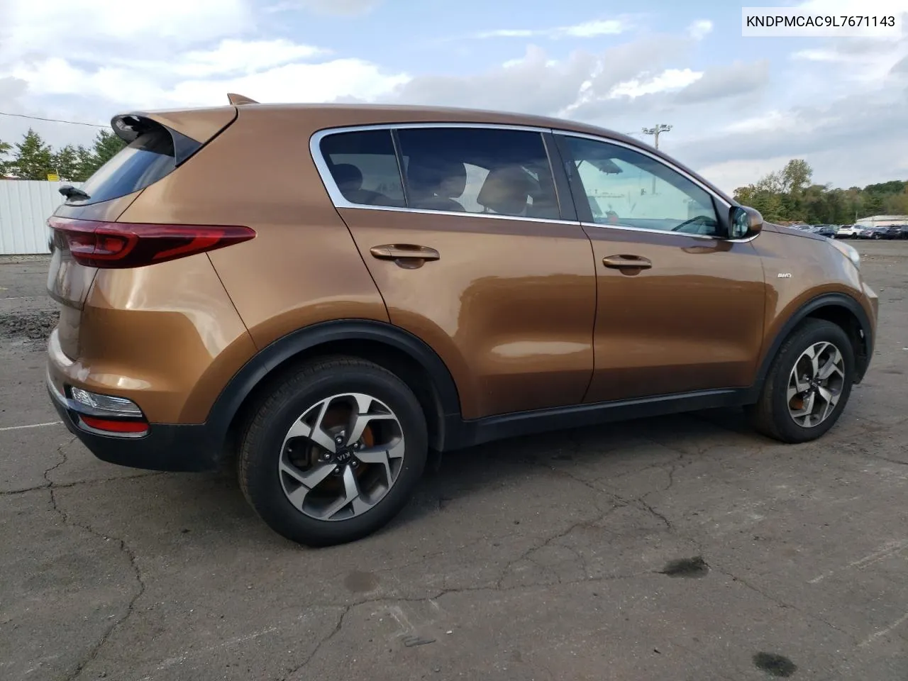 2020 Kia Sportage Lx VIN: KNDPMCAC9L7671143 Lot: 72455424